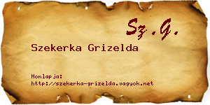 Szekerka Grizelda névjegykártya